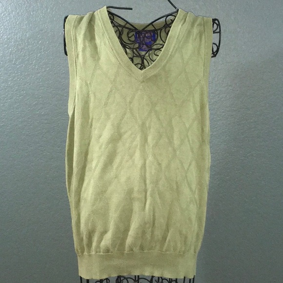 Pendleton Olive Green V Neck Sweater Vest Shirt - Picture 1 of 8